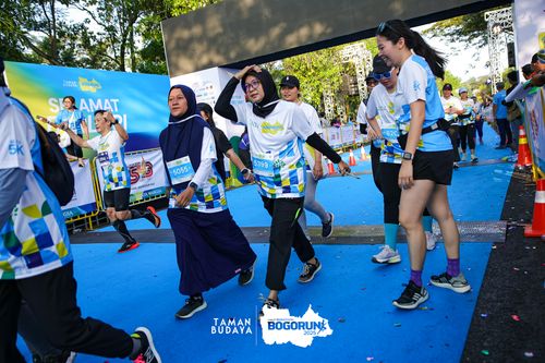 Race photo from Taman Budaya x BOGORUN 2025