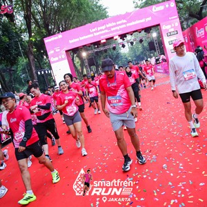 Race photo from SMARTFREN RUN 2026