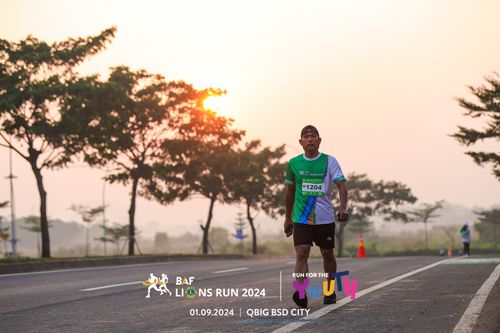 Race photo from BAF LIONS RUN 2024