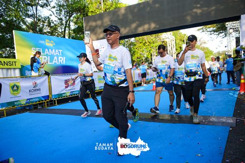 Race photo from Taman Budaya x BOGORUN 2025