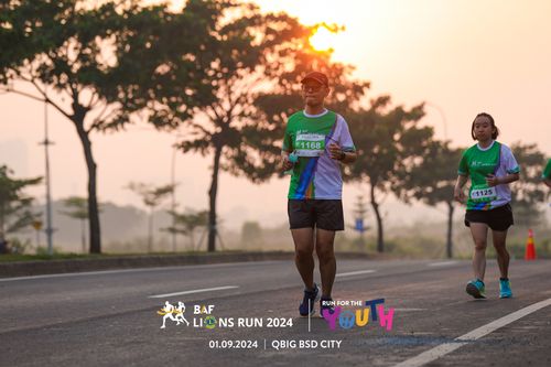 Race photo from BAF LIONS RUN 2024