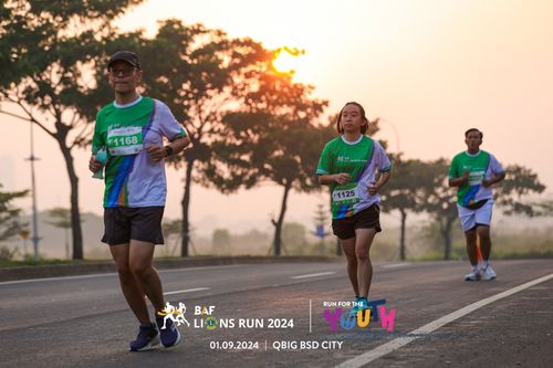 Race photo from BAF LIONS RUN 2024