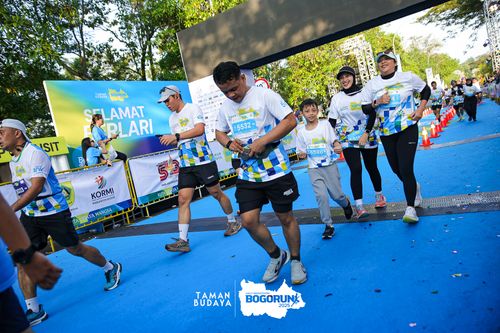 Race photo from Taman Budaya x BOGORUN 2025