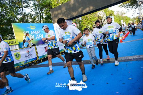 Race photo from Taman Budaya x BOGORUN 2025