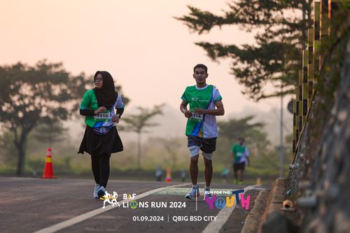Race photo from BAF LIONS RUN 2024