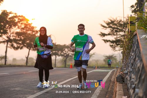 Race photo from BAF LIONS RUN 2024