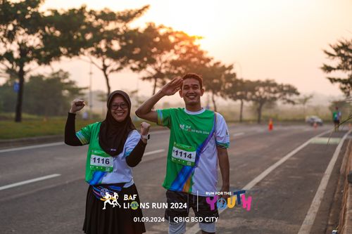 Race photo from BAF LIONS RUN 2024