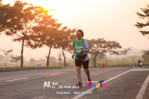 Race photo from BAF LIONS RUN 2024