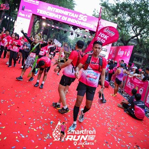 Race photo from SMARTFREN RUN 2026