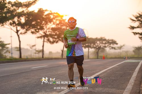 Race photo from BAF LIONS RUN 2024
