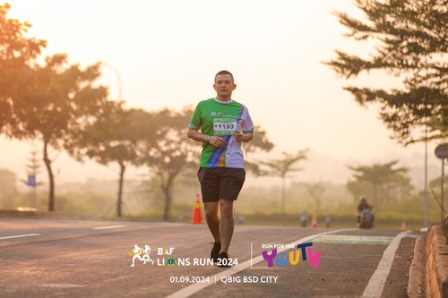 Race photo from BAF LIONS RUN 2024