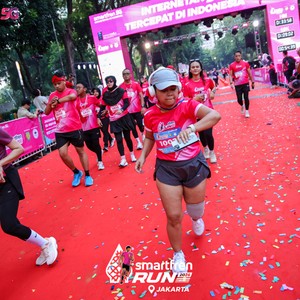 Race photo from SMARTFREN RUN 2026