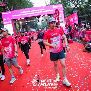 Race photo from SMARTFREN RUN 2026