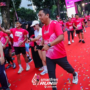 Race photo from SMARTFREN RUN 2026