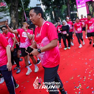 Race photo from SMARTFREN RUN 2026