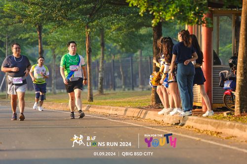Race photo from BAF LIONS RUN 2024