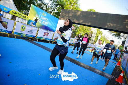 Race photo from Taman Budaya x BOGORUN 2025