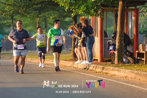 Race photo from BAF LIONS RUN 2024