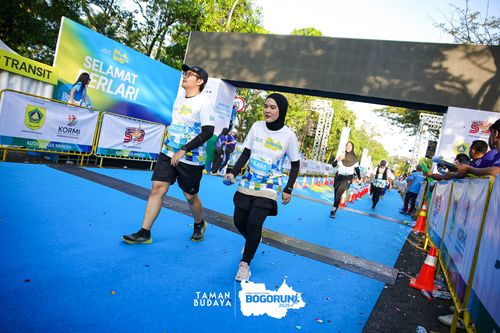 Race photo from Taman Budaya x BOGORUN 2025