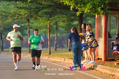 Race photo from BAF LIONS RUN 2024