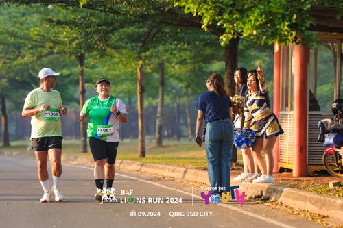 Race photo from BAF LIONS RUN 2024