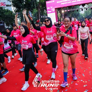 Race photo from SMARTFREN RUN 2026
