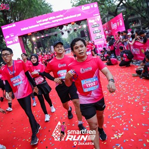 Race photo from SMARTFREN RUN 2026