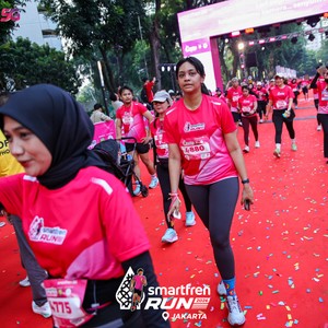 Race photo from SMARTFREN RUN 2026