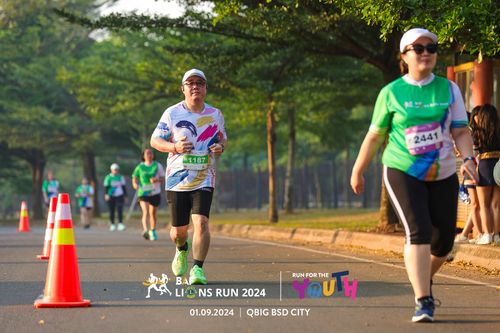 Race photo from BAF LIONS RUN 2024