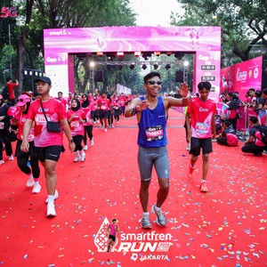Race photo from SMARTFREN RUN 2026