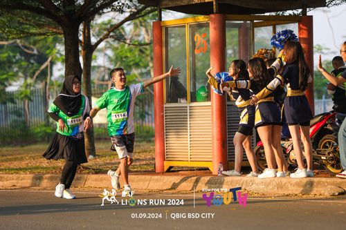 Race photo from BAF LIONS RUN 2024