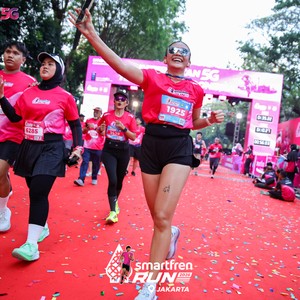 Race photo from SMARTFREN RUN 2026