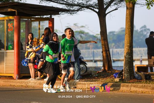 Race photo from BAF LIONS RUN 2024