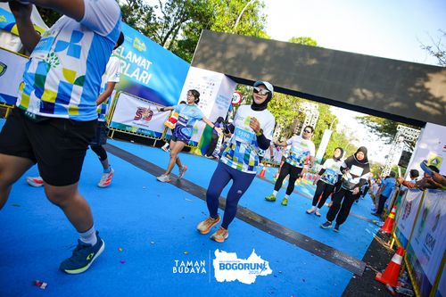 Race photo from Taman Budaya x BOGORUN 2025