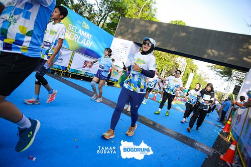 Race photo from Taman Budaya x BOGORUN 2025