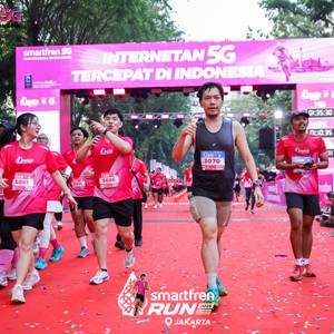 Race photo from SMARTFREN RUN 2026