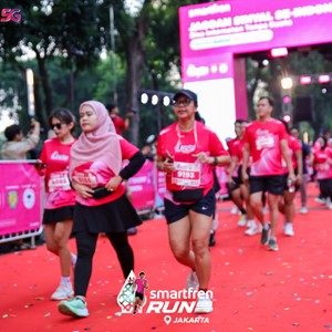 Race photo from SMARTFREN RUN 2026