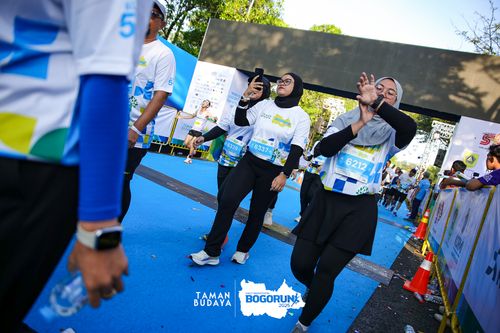 Race photo from Taman Budaya x BOGORUN 2025