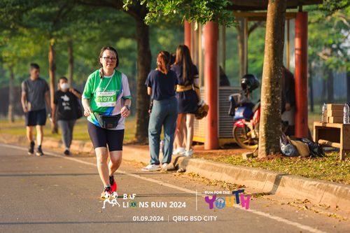 Race photo from BAF LIONS RUN 2024