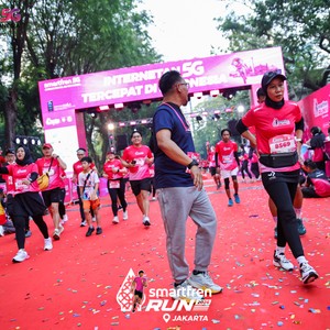 Race photo from SMARTFREN RUN 2026