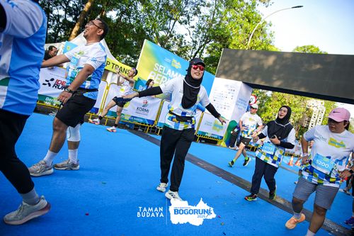 Race photo from Taman Budaya x BOGORUN 2025