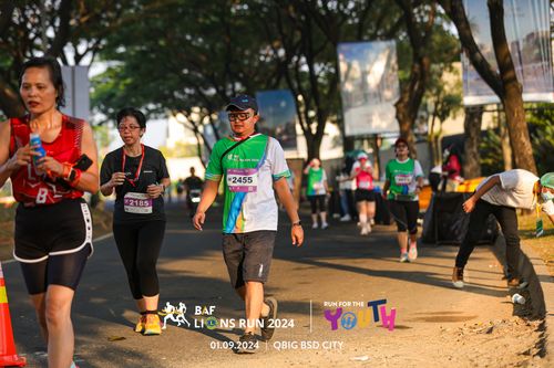 Race photo from BAF LIONS RUN 2024
