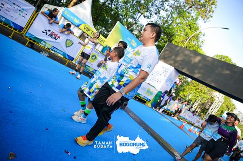 Race photo from Taman Budaya x BOGORUN 2025