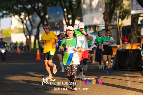 Race photo from BAF LIONS RUN 2024