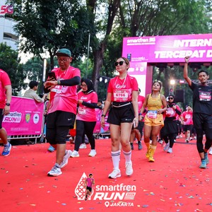 Race photo from SMARTFREN RUN 2026
