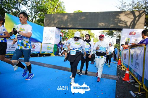 Race photo from Taman Budaya x BOGORUN 2025