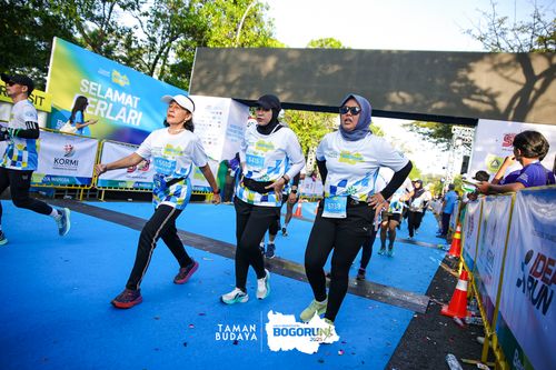 Race photo from Taman Budaya x BOGORUN 2025