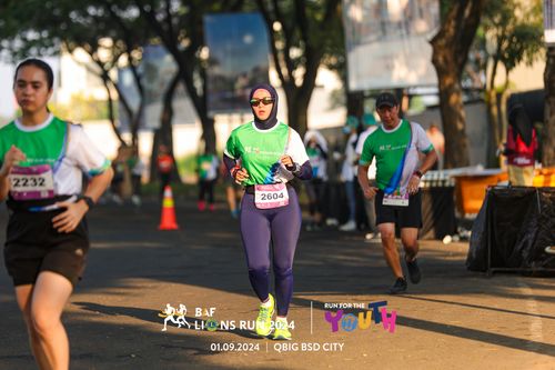 Race photo from BAF LIONS RUN 2024