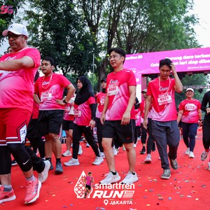 Race photo from SMARTFREN RUN 2026