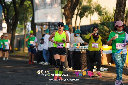 Race photo from BAF LIONS RUN 2024